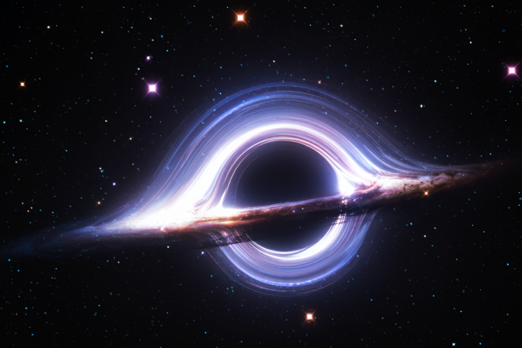 black holes in space